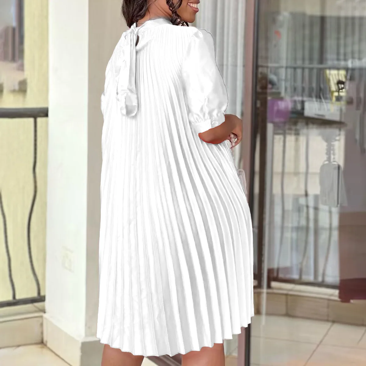 Plus Size Loose Elegant Evening Dress Ruffle Women Party Dress 2023 Spring Casual Luxury Robe Female Designer Fashion Outfit