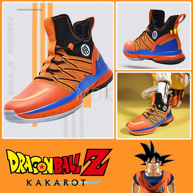 Zapatillas de baloncesto de Dragon Ball Son Goku Kakarotto para hombre y mujer, transpirables a la moda, zapatos deportivos antideslizantes para Jóvenes y Estudiantes| | - AliExpress