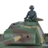 Henglong 1/16 7.0 Plastic Panther G RC Tank 3879 FPV 360 Turret Rotating Steel Gearbox Infrared Battle TH17487-SMT7 4