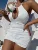 Y2K Summer new lace up Halter backless dress European and American sexy hollow pleated Hip Wrap Skirt