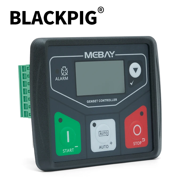 DC30D Mebay 발전기 컨트롤러 패널 소형 디젤 발전기 엔진 시작 정지 제어 모듈 USB 프로그래밍 가능 인터페이스