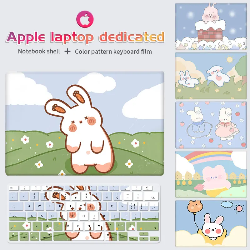 Custodia Per Laptop Macbook Cover Per Tastiera Kawaii Per Macbook Air 13 A2681 M2 2022 A2337 A2338 A2251 Pro 14 A2442 Case