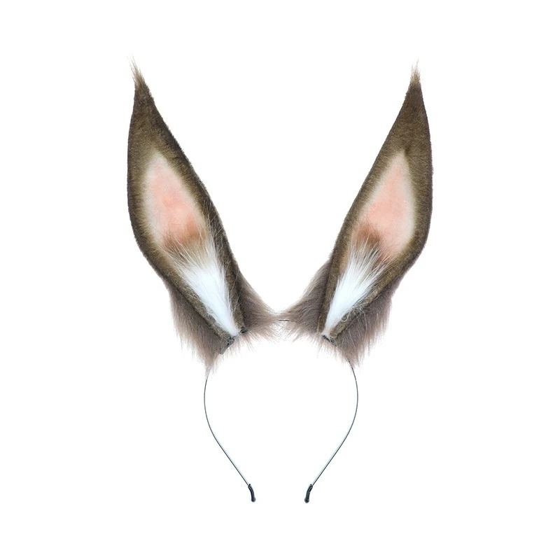 Bunny Ear Headband Cosplay Prop Plush Animal Headdress Adjustable Rabbit-Ear Smooth Anime Expo Hair Accessories Party Hairband hair accessories hair bands hair band cosplay accessories cosplay headpiece