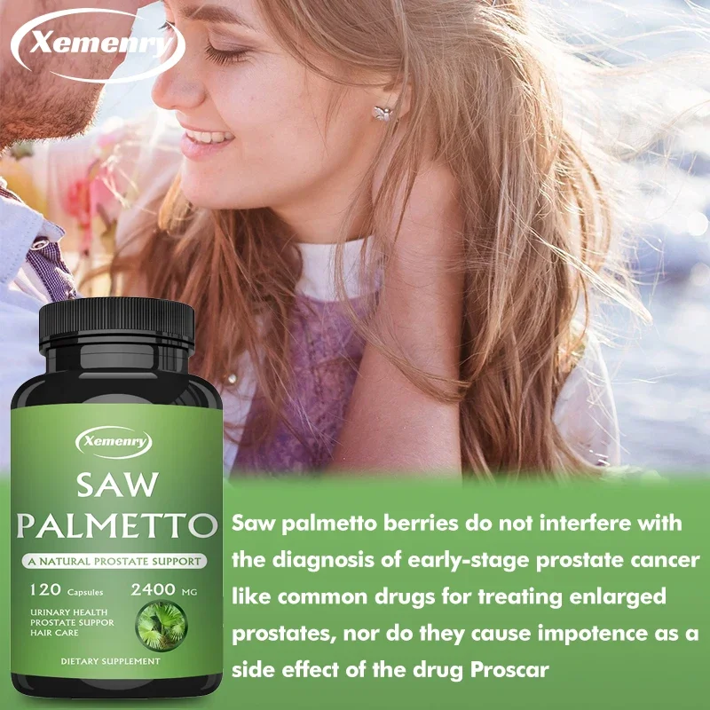 Saw Palmetto Men's Prostate Health Reduce Frequent Urination Promote Hair Growth