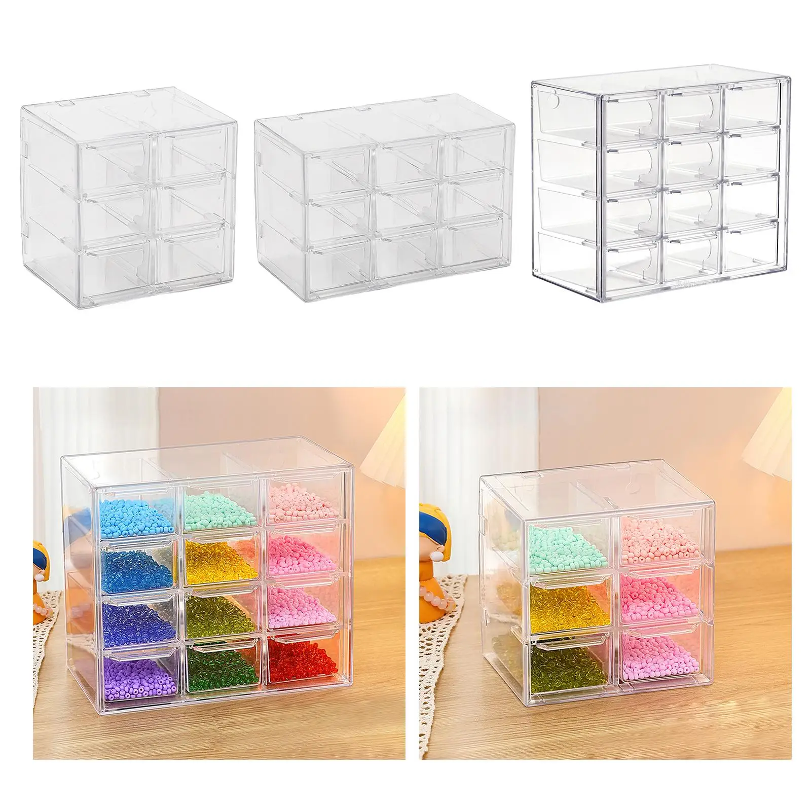 Mini Drawer Organizer for Desk Large Capacity Craft Organizer Drawers Desktop Mini Drawer Organizer for Desk Large Capacity Craft Organizer Drawers Desktop
