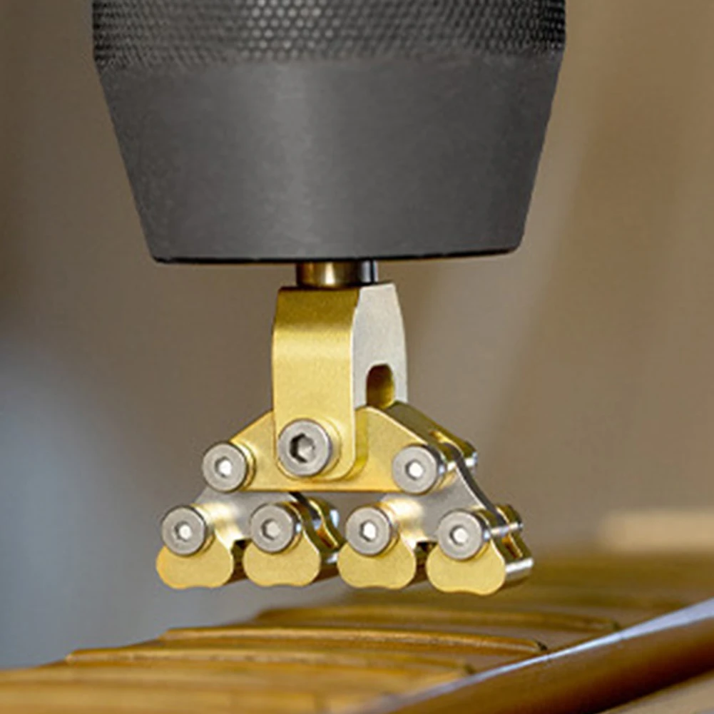 Guitar Fractal Fret Press Tool Luthier Repair Tool Guitar Fractal Pusher for Various Electric Acoustic Guitar String Instruments