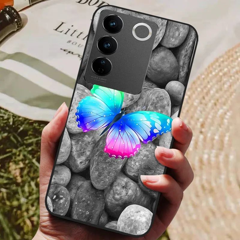 Sleek Black Silicone Phone Case - Durable TPU Protective Cover
