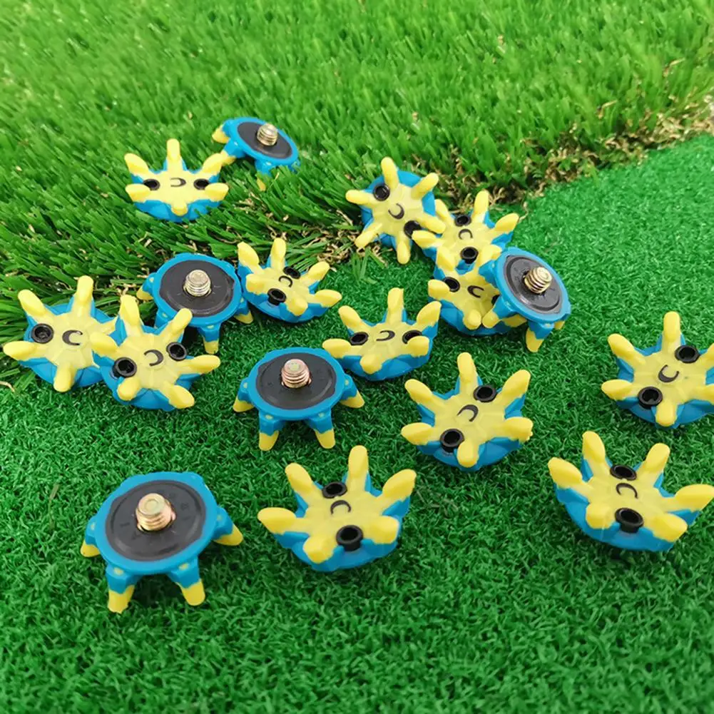 

5Pcs Golf Spikes Cleats Portable Harmless Short Teeth Golf Shoes Spikes Golf Studs Golf Training Aid s
