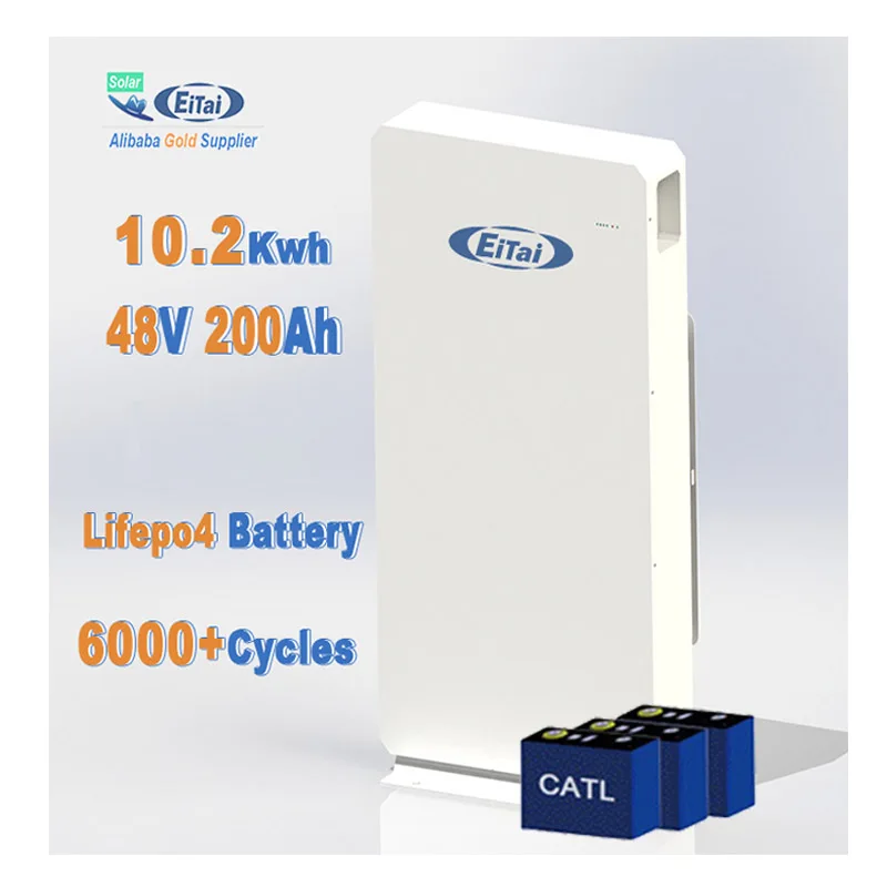 

EITAI Power Wall Lithium Ion Battery 12V 48V 100Ah 200Ah Deep Cycle Lifepo4 5Kw 6Kw 10Kw Solar Batterie EU Stock