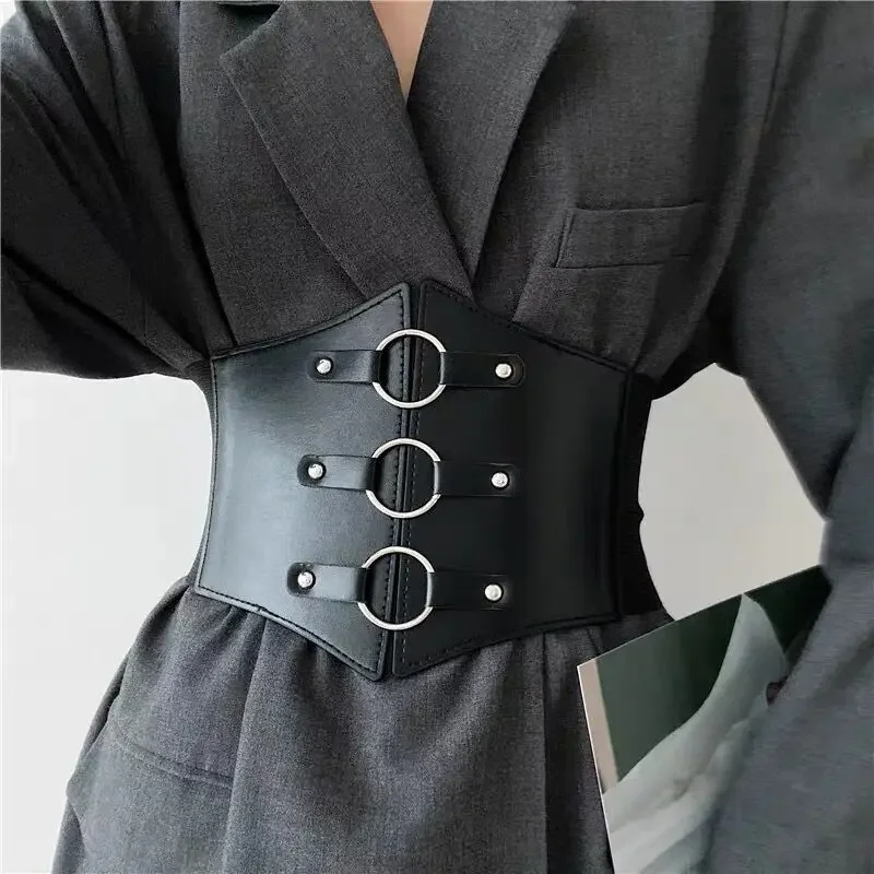 

Medieval Corset Belt Women Waistband Steampunk PU Leather Harness Body Belt Anime Cosplay Viking Pirate Girdle Accessories