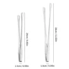 WORTHBUY 304 Stainless Steel Food Tongs Long Handle Non-Slip Barbecue Tongs Steak Tongs Kitchen Gadgets Accessories Cooking Tool 6