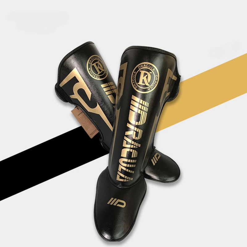 

Boxing Leg Guards Sanda Thai Boxing Thickened Ankle Guards Adult Children's Training Competition Leg Guards