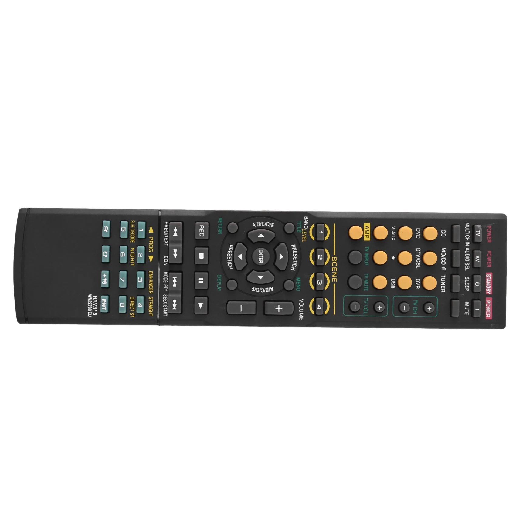 Nuovo Telecomando Sostitutivo Rav315 Per Yamaha Htr6040G Wk22730Eu Rx-V461 Htr-6050 Rx-V650 Home Audio