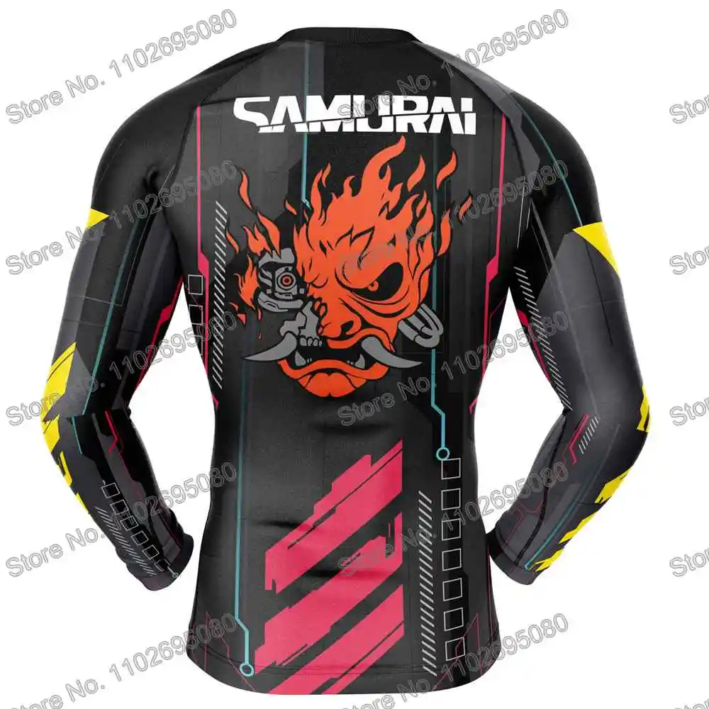 ARPG Game Diving T-Shirt Tight Long Sleeve Rash Guard BJJ MMA Swimwear Men Surf Clothing Beach Floatsuit Women GYM Tops