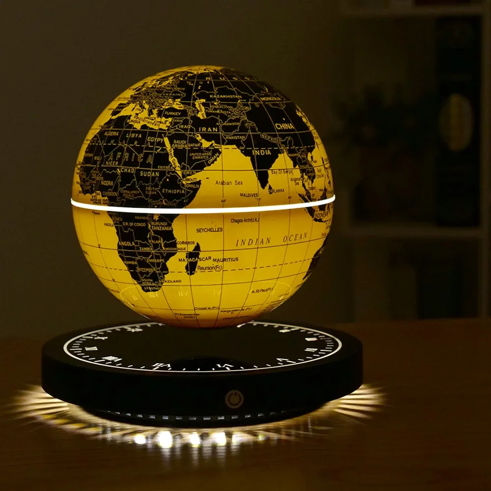 

Magnetic Levitation Globe 3D Luminous Self Rotating Night LED Light Office Desktop Decoration Originality Gift for Child Gifts