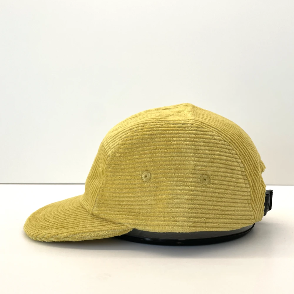 Corduroy 5 Panel Cap for Men Women Soft Cotton Unstructured Baseball Caps Plasticity Brim Snapback Comfortable Hat Outdoor 2