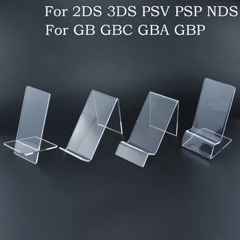 Per Gameboy GB GBC GBA GBP PSP NDS 3DS 2DS PSV Psvita Console di gioco Staffa espositiva Espositore in acrilico