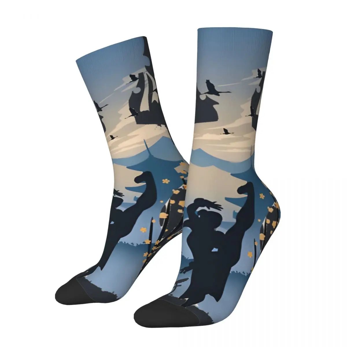 

Забавные сумасшедшие компрессионные смарт-носки для мужчин в стиле хип-хоп Harajuku S-Street Fighter счастливое качество с рисунком новинка подарок для мальчиков