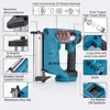 Hormy Cordless F30 Nail Gun Electric Furniture Carpentry Tacker Stapler Woodworking Power Tool Staple Gun For Makita 18V Battery 5