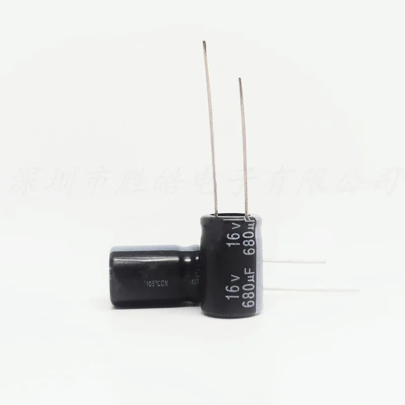 （10PCS）  16V 680uF   Series  10x16mm  Extremely Low Impedance  Aluminum Electrolytic Capacitor  High Quality （10pcs） 16v 680uf series 10x16mm extremely low impedance aluminum electrolytic capacitor high quality