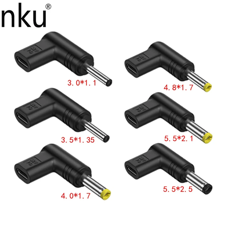 

Универсальный переходник питания Nku, 5/9/12/15/19 в, USB Type-C «мама» в DC