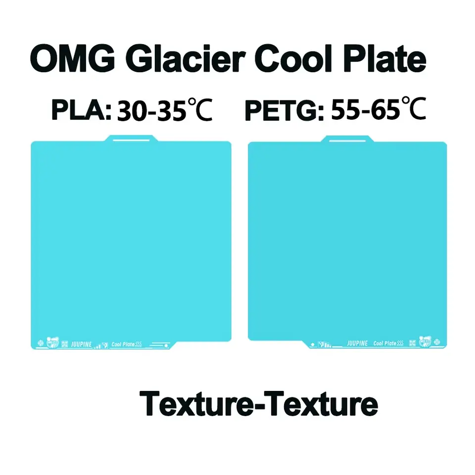 For Bambu Lab P1P P1S A1 X2D X1C P2S Build Plate Super Tack Cool Plate Double Sided Smooth Textured Heatbed 256X256 Build Plat image 10