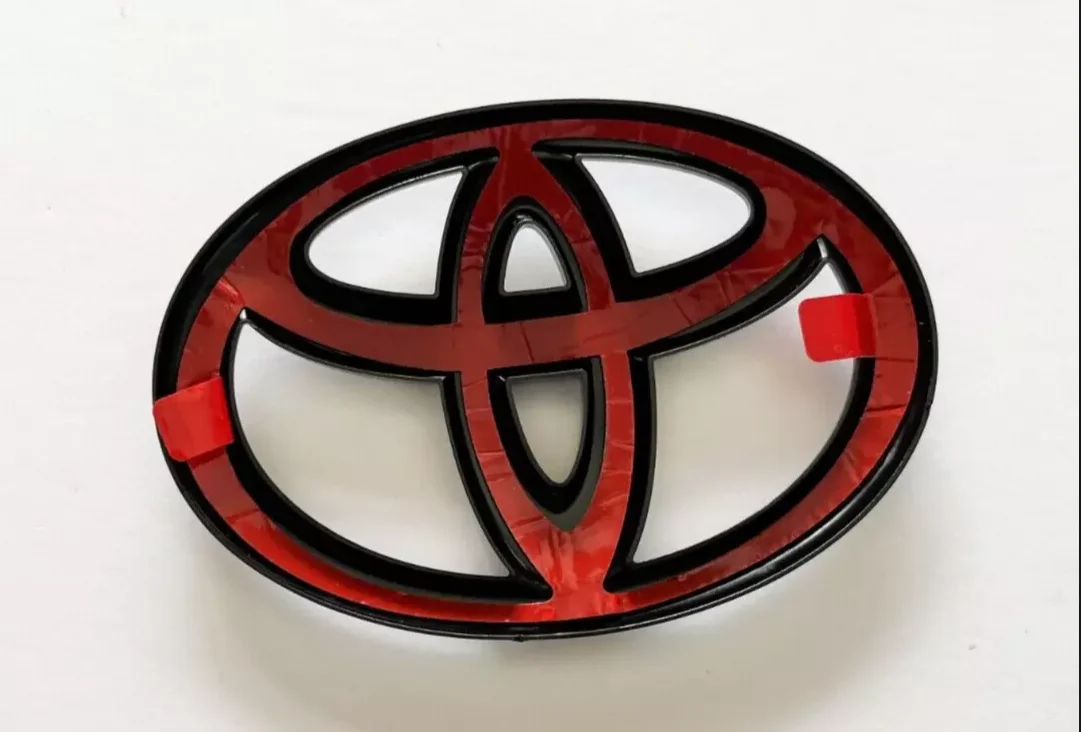 Toyota COROLLA 2020-2024 SEDAN XSE LE Lcar accessoirr PT948-02200-02 용 새 광택 블랙 오버레이 엠블럼