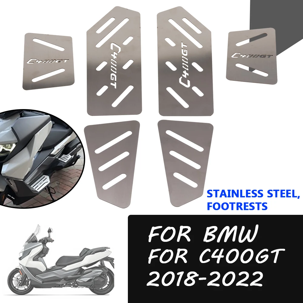 

Motorcycle Accessories Footrest Foot Pad Pedal Step Footpad Protection Cover For BMW C400GT C 400 C400 GT C 400GT 2020 2021 2022