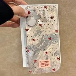 Red Bowknot Polka Dot Phone Case - Stylish Protective Shell - Samsung S23 FE (Yaxin137)