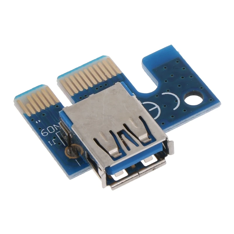 F3KE USB PCIE 1X Small Adapter Card for Graphics Extension Pci-e 1X to 16X Riser