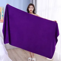Thickened Large Microfiber Bath Towel-Super absorbent and quick-drying multi-purpose microfiber towel 2