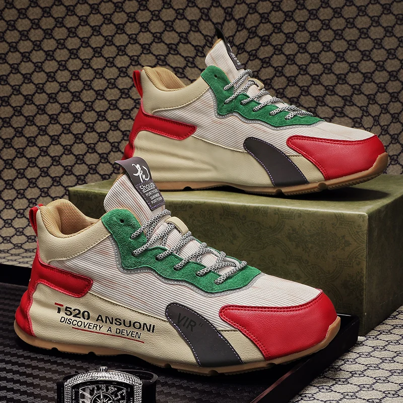 

Men's shoes spring and autumn soft-soled running shoes casual shoes non-slip shock-absorbing running shoes fashion casual shoes