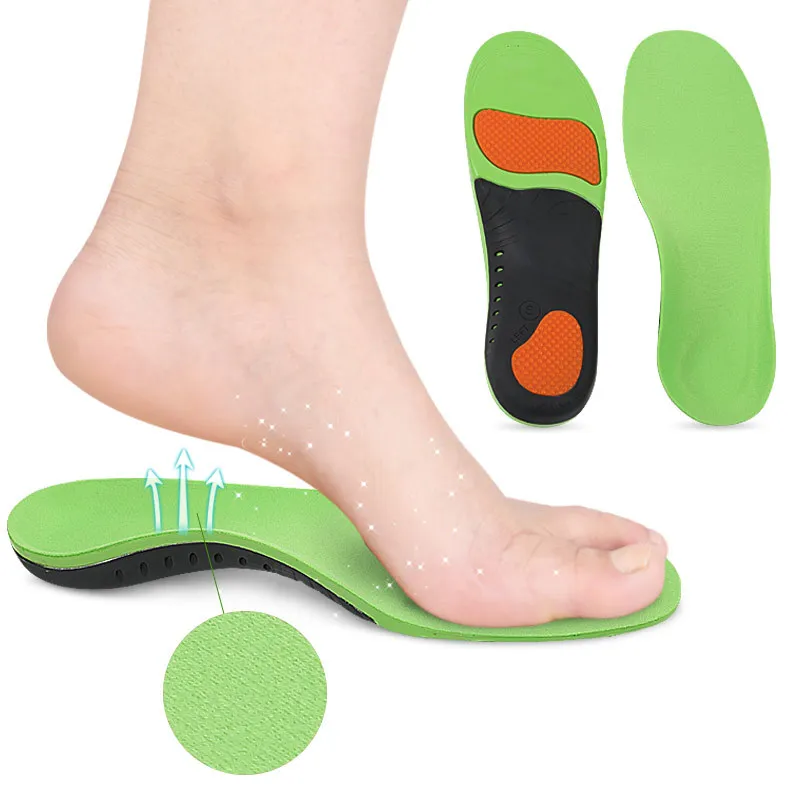 Insole Men's and Women's Basketball Running Non Slip Flat Foot Support Shock Absorption Massage Sports Leisure Full Pad