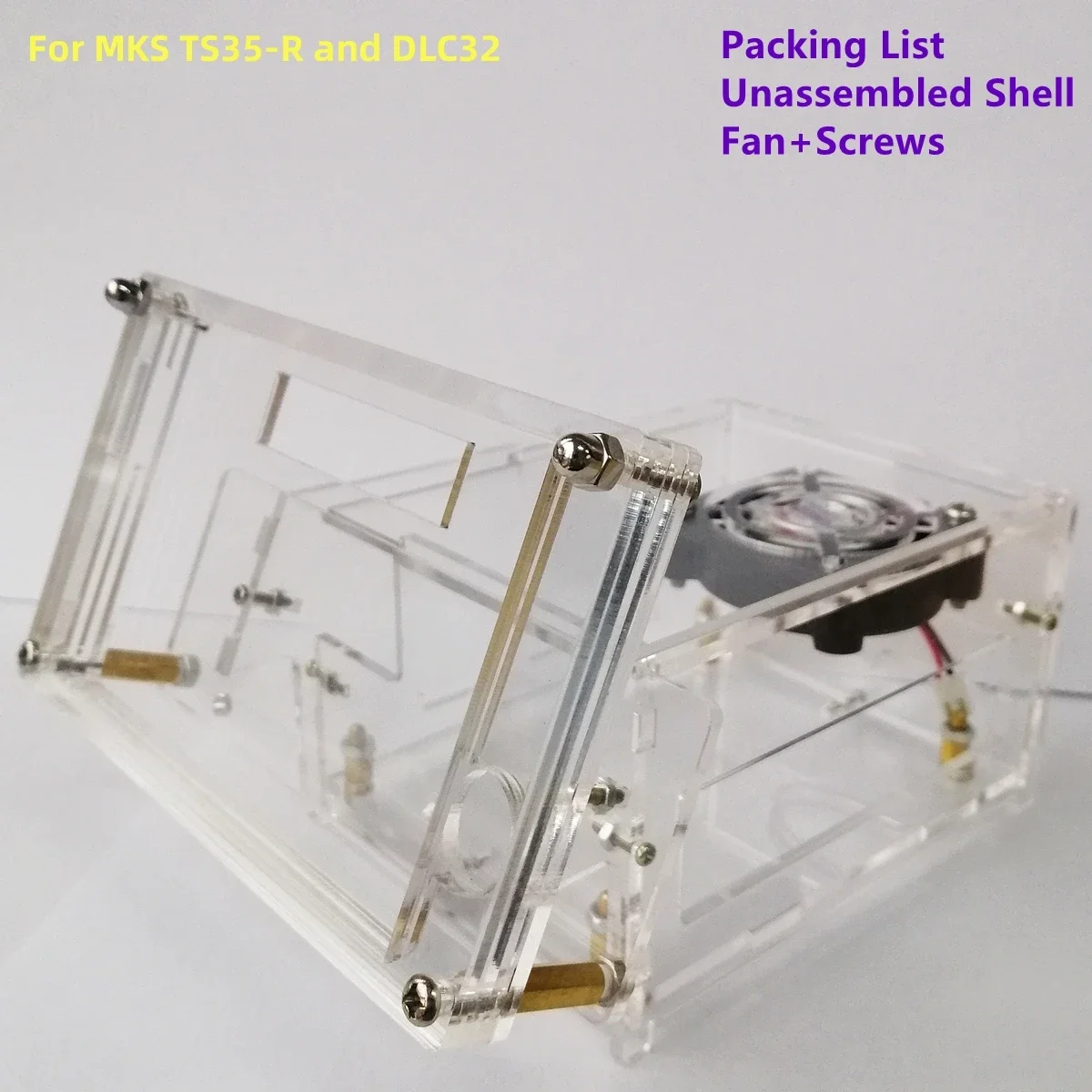 Premium Clear Protective Shell for Control Boards - Durable Acrylic Casing by Makerbase