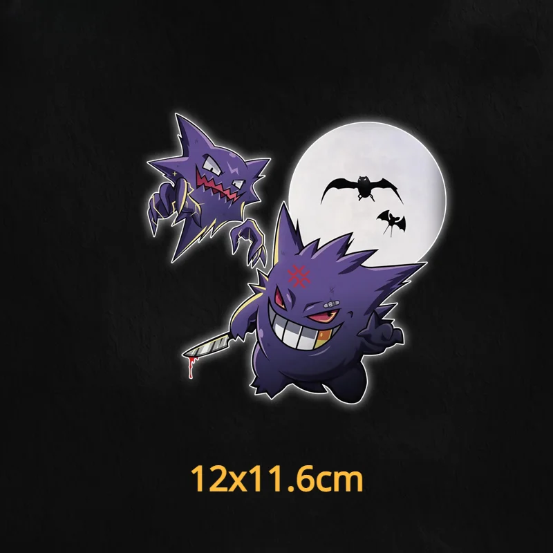 Kit de Adesivos Pokémon roxo gengar espeon cosmog ditto pokebola sticker  chibi fofo 5 unidades