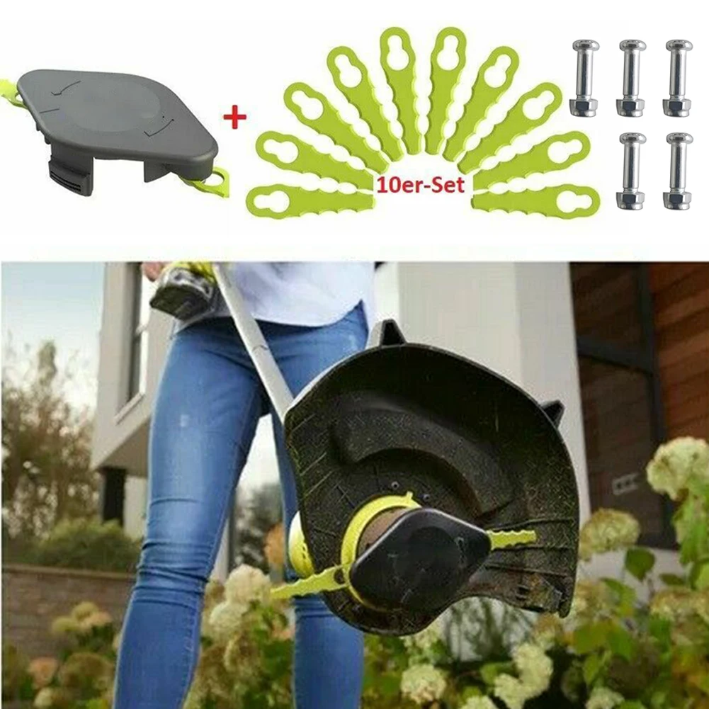 For Ryobi 1 Trimming Head With Plastic Blade RAC155 Plastic Spare Blade Lawn Mower Grass Head Weeding Brush Cutter Parts _ - AliExpress Mobile