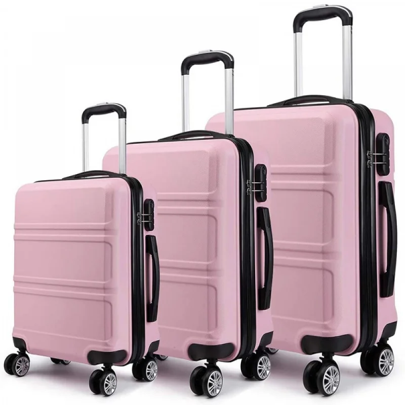 

Factory Cargo Three-Piece Luggage Universal Wheel Luggage and Suitcase Suit Password Boarding Bag Casual Japanese Trolley Case