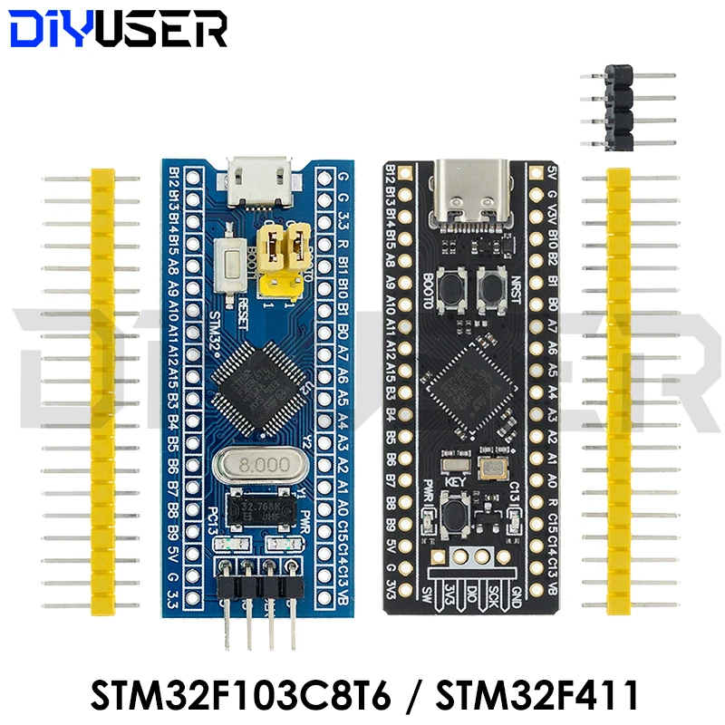 Stm32F103C8T6 Stm32F411 Scheda Di Sviluppo V3.0 Stm32F401Ceu6 Stm32F411Ceu6 Stm32F4 Bordo Di Apprendimento St-Link V2 Stm32F103C8T6 Di Ram