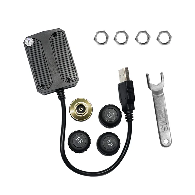 Car USB TPMS Tire Pressure Monitoring Display Sensor System for A5L A6 A7 S8 X10 V10 P6 P9 P10 Android Car Stereo UTP1