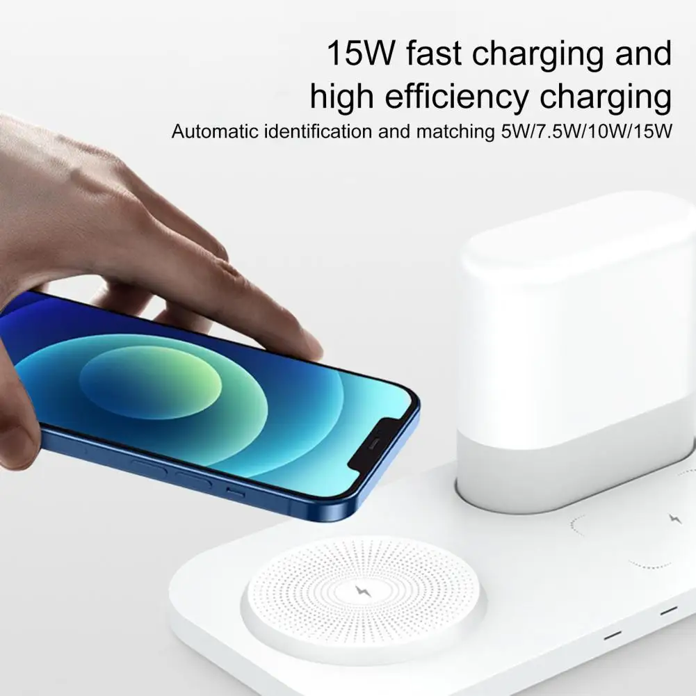Wireless Charger with Lamp Night light Fast Induction Charging Stand for iPhone 14 13 Pro Max 12 11 Samsung
