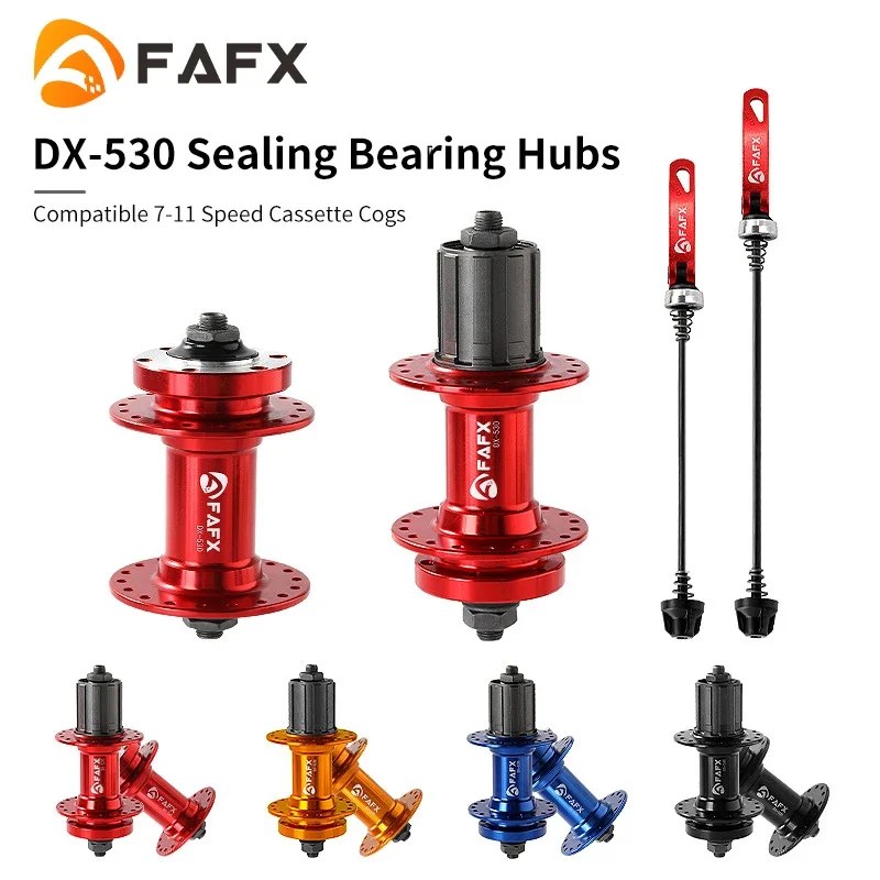 

FAFX MTB Road Bike Accessories 32/36 Hole Sealed Bearing Palin Hub 7S 8S 9S 10S 11S Cassette Gear Disc Brake Aluminum Alloy