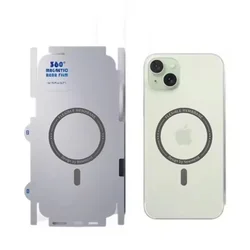 Magnetic Full Wrap Soft Back Film Screen Protector with MagSafe Compatibility - Magnetic Back Film (For iPhone 12Mini)