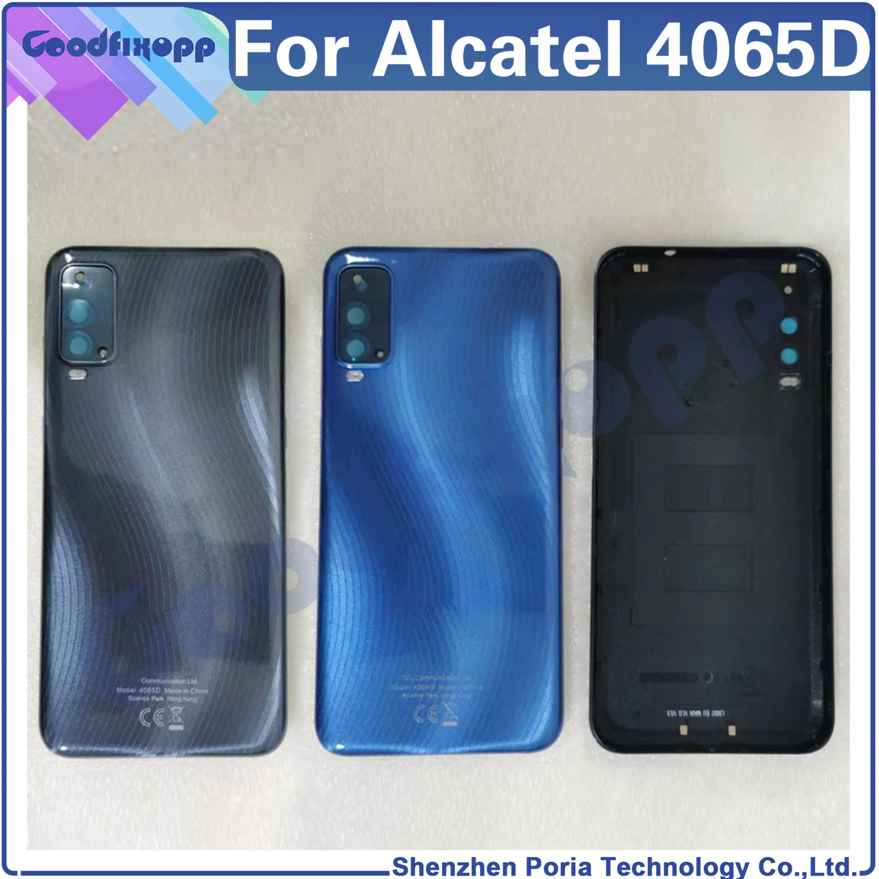 

For Alcatel T4065D 4065 4065D Battery Back Cover Rear Case Cover Rear Lid Parts Replacement