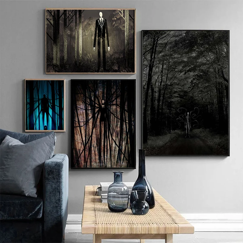 Famoso Classico Urban Horror Story Snello Man Canvas Poster Non Organi Umani Immagini Moderne A Parete Per Soggiorno Home Decor