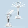 Rechargeable Table Lamp for Study, Desk Lamp Reading Light Led Table Light with Fan, Led Clock Dispaly Reading Lamp 5