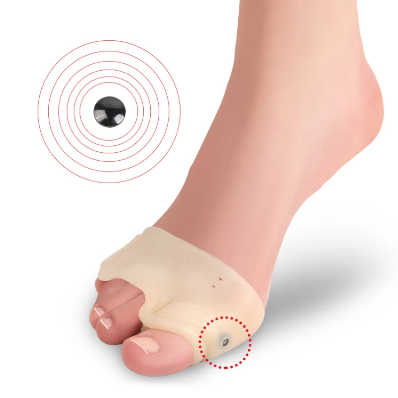 Forefoot Pads Toe Separator Cushion Pad Big Bone Toe Bunion Straightener Hallux Valgus Bunion Corrector Gel Pads Foot Care