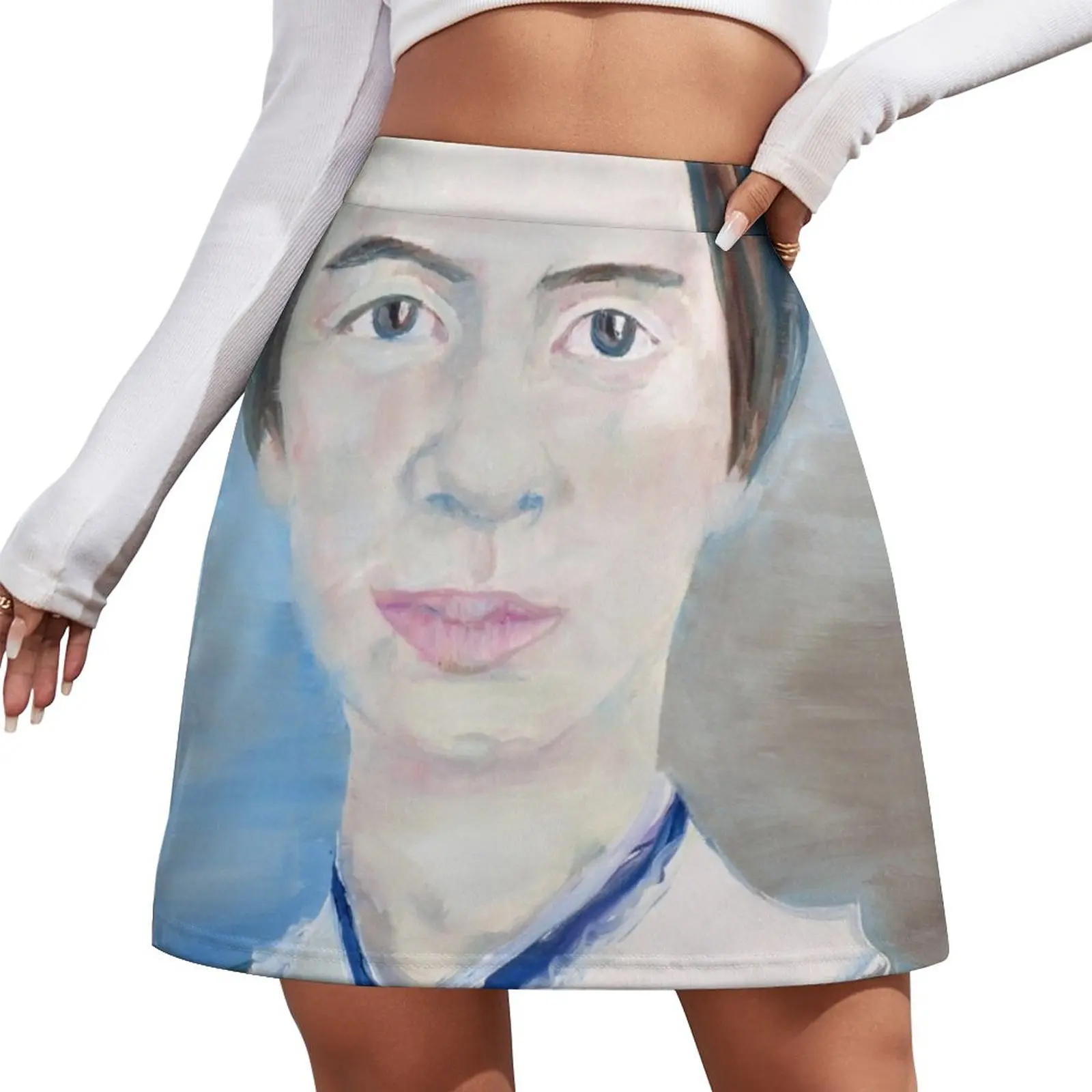 

EMILY DICKINSON - oil portrait Mini Skirt Woman clothing fairy grunge Skirt pants