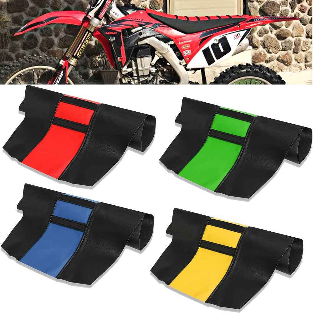 

For HONDA XR230 XR250 XR400 MOTARD XR 230 250 CRF230F CR250R CR450R Seat Cover Motorbike Soft Striped Skid Resistant Seat Case