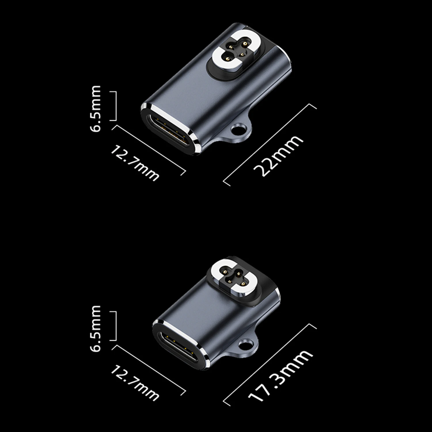 Shokz OpenSwim Pro S710 골전도 헤드폰용 USB Type C 여성용 4핀 자기 충전 어댑터 빠른 충전