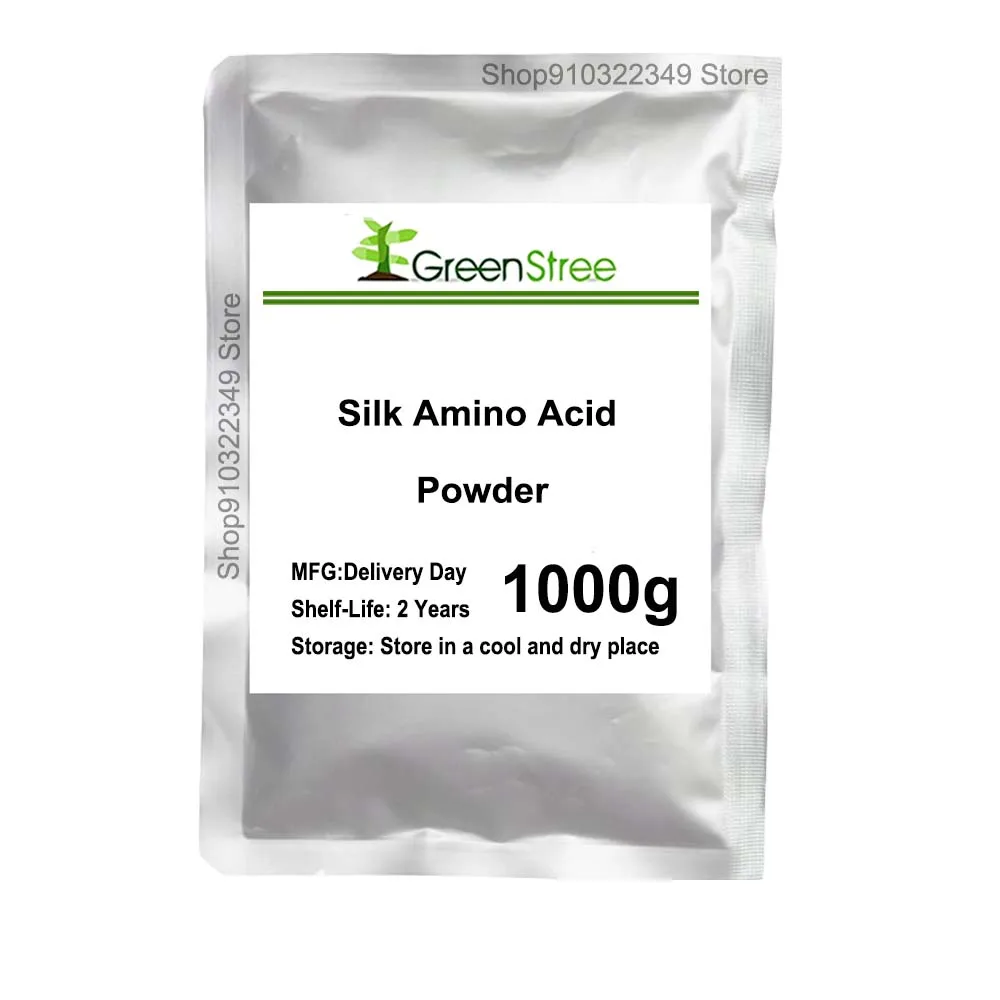 

High-quality cosmetic grade silk amino acid powder fiber, Silk peptide, Hydrolyzates silk Protein,Cosmetic Raw Materia